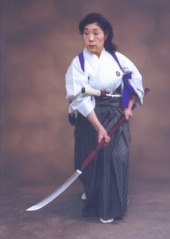 Woman with Naginata